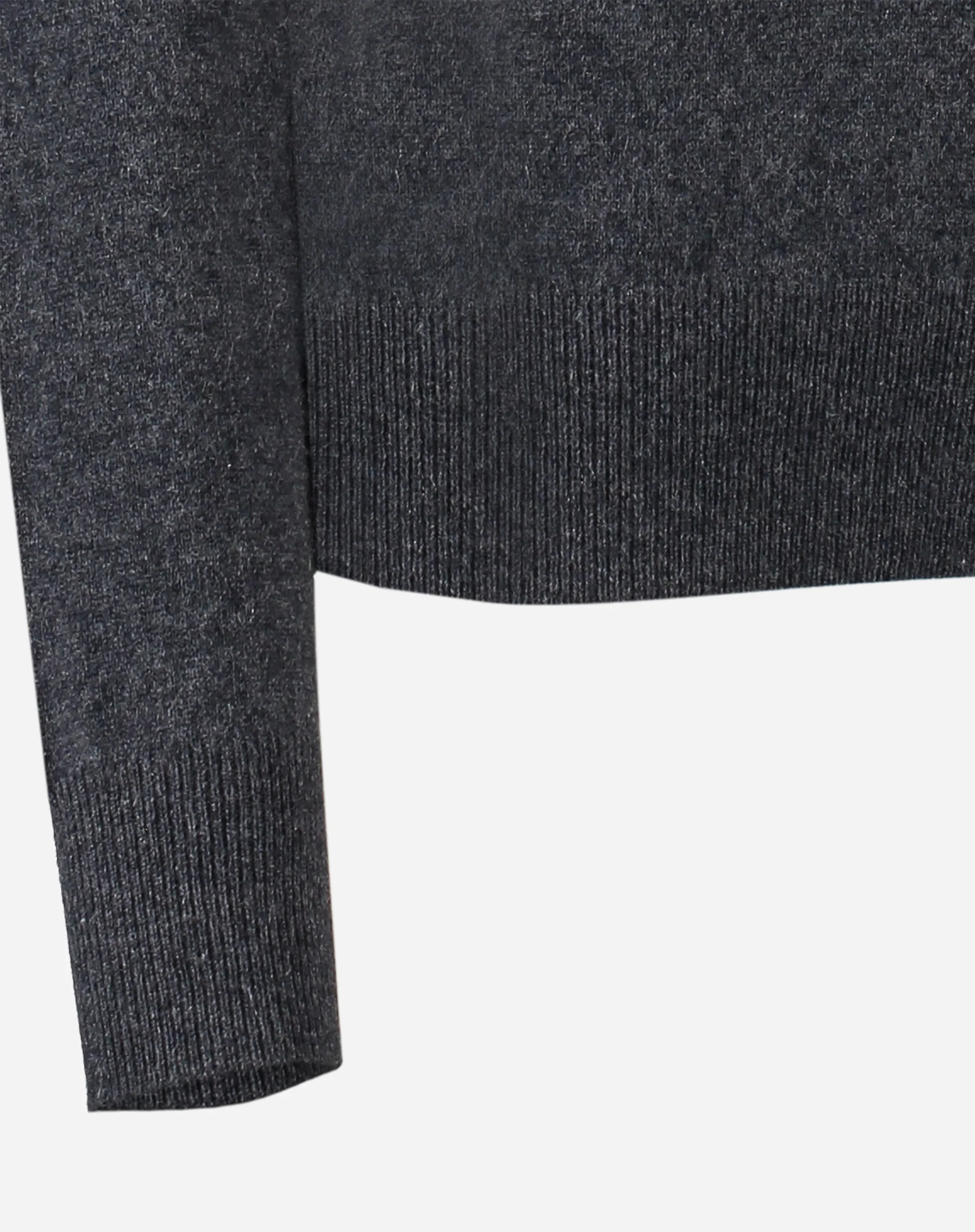 Suéter Cashmere Deluxe Gola Alta - Cinza Mescla Escuro - Image 7