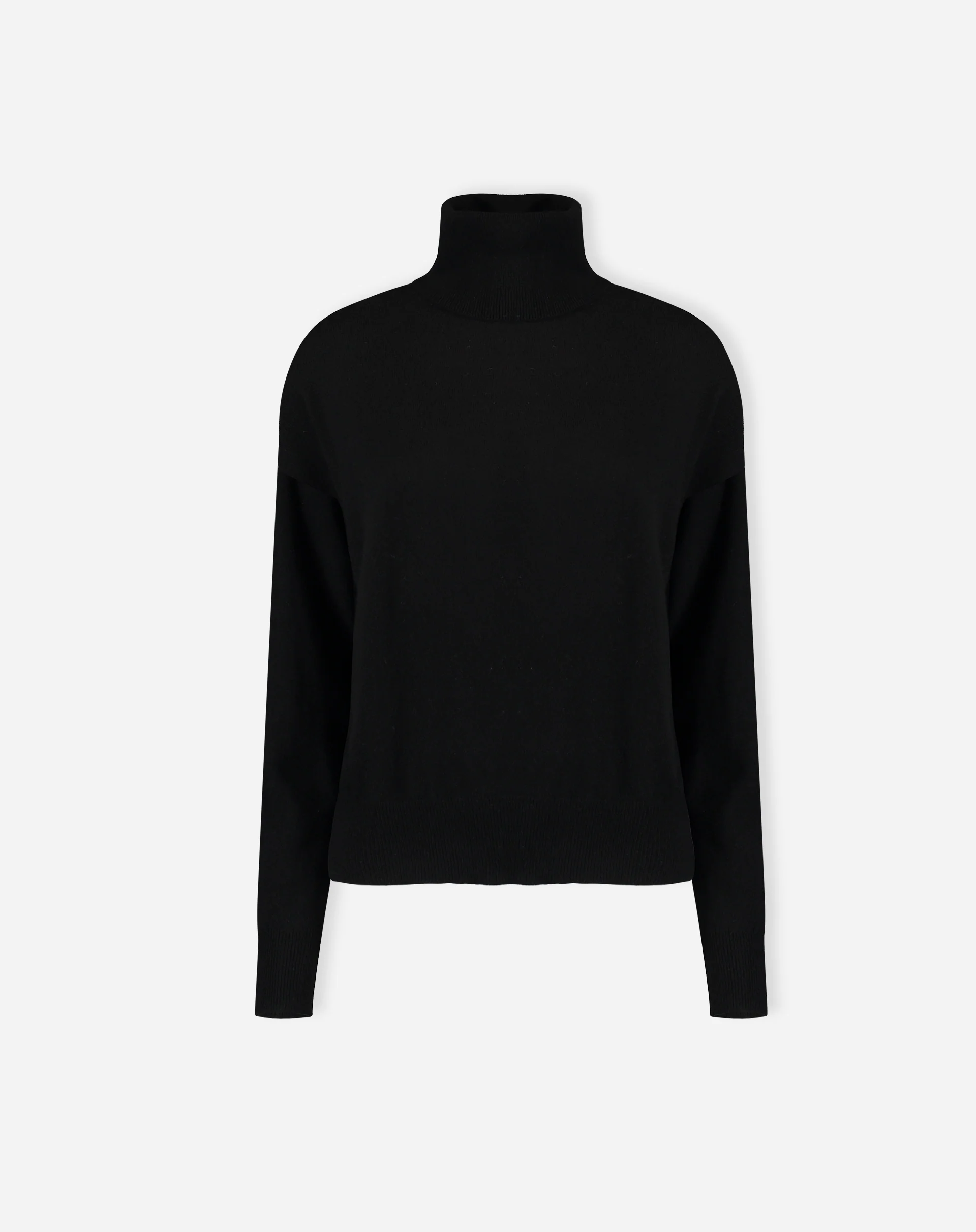 Suéter Cashmere Deluxe Gola Alta - PRETO - Image 5