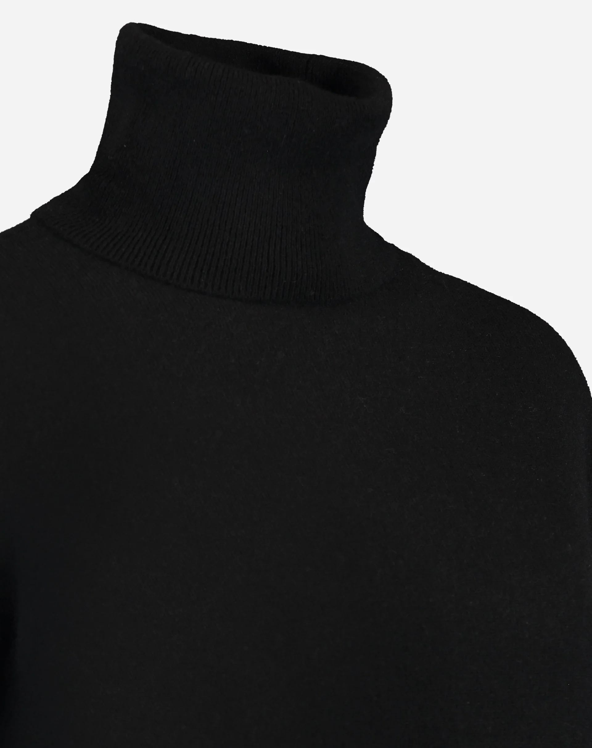 Suéter Cashmere Deluxe Gola Alta - PRETO - Image 6